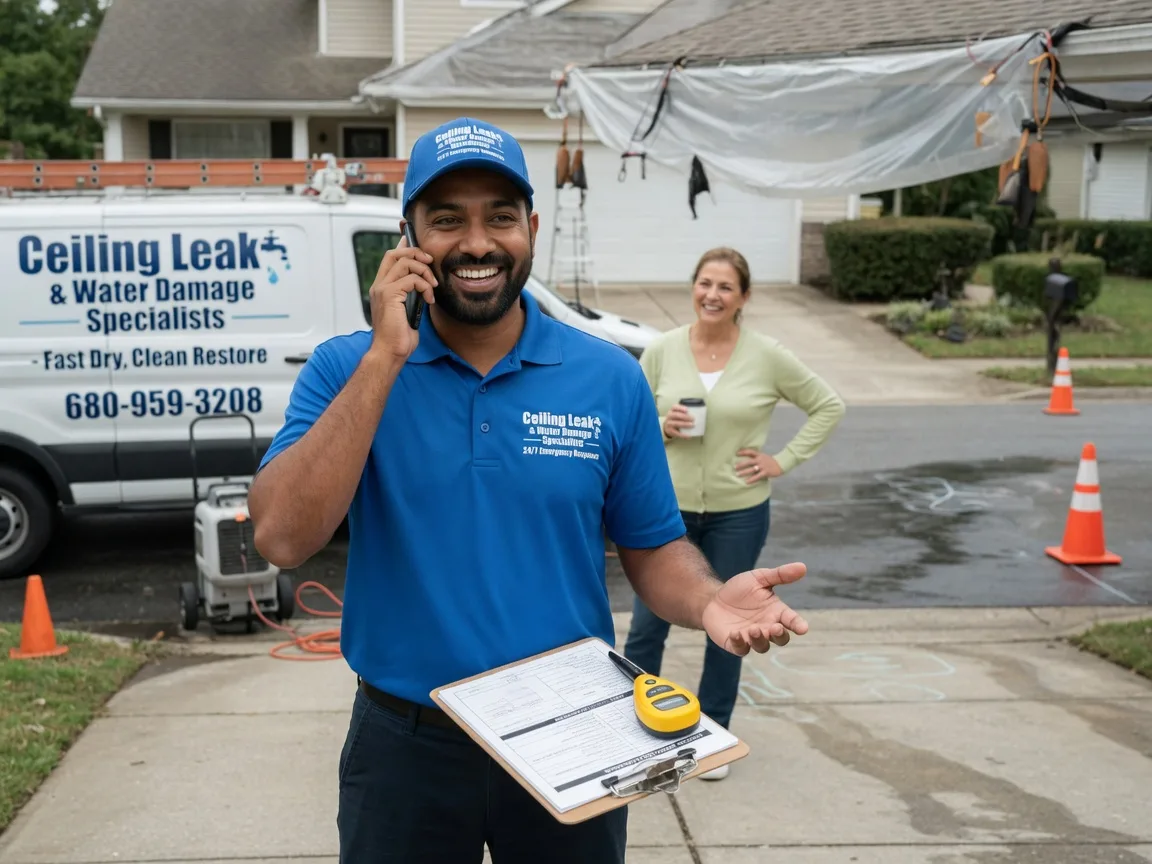Ceiling Leak Cleanup Blackwood, NJ FAQs